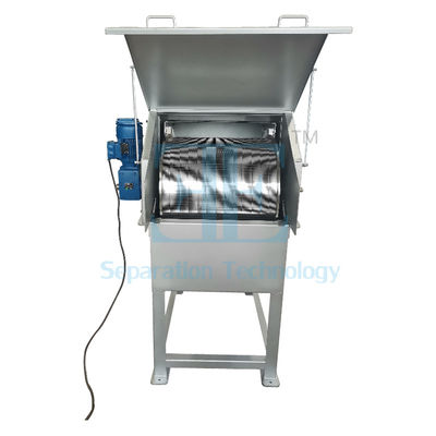 0.75kw SUS304 Rotary Drum Screening Machine DN350 Outlet Flange Rotary Drum Screen Filter Ηλεκτρονικό φίλτρο
