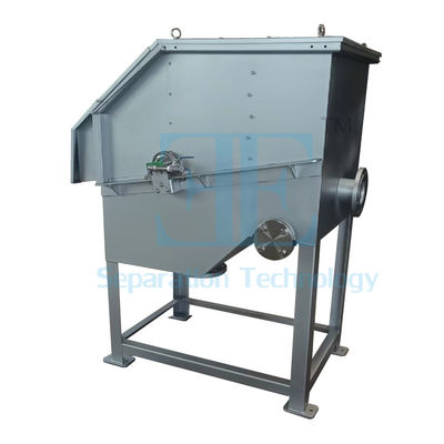 0.75kw SUS304 Rotary Drum Screening Machine DN350 Outlet Flange Rotary Drum Screen Filter Ηλεκτρονικό φίλτρο