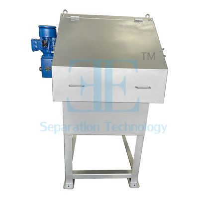 0.75kw SUS304 Rotary Drum Screening Machine DN350 Outlet Flange Rotary Drum Screen Filter Ηλεκτρονικό φίλτρο