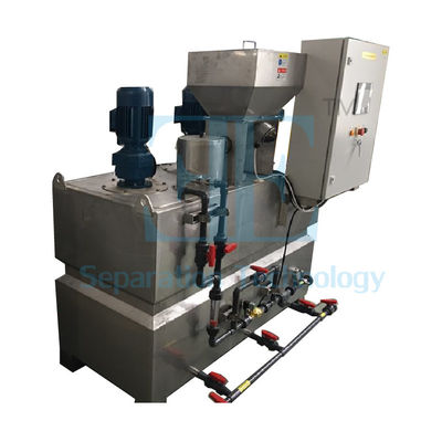 Αυτόματο σύστημα δοσολογίας 2000L/H με PLC ελέγχου οθόνης αφής και αναταρακτήρα αποθήκευσης