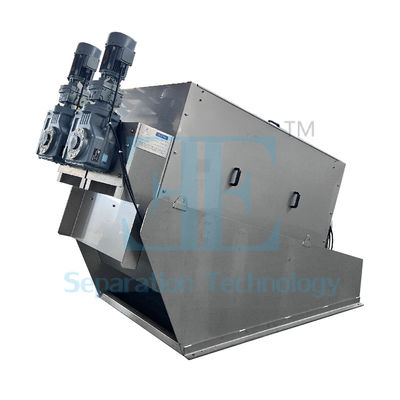 Μηχανή αφυδάτωσης ιλύος με κοχλία 10-150m3/h 1kW