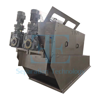 Μηχανή αφυδάτωσης ιλύος με κοχλία 10-150m3/h 1kW