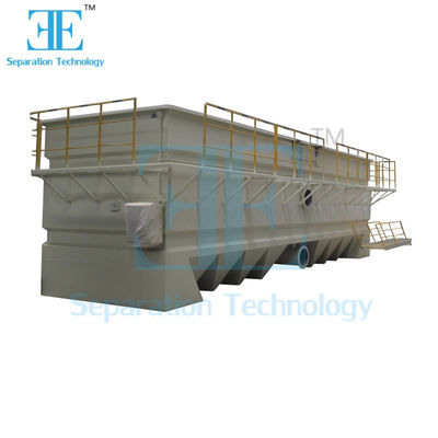 Ecopro DAF System Dissolved Air Flotation with 0.55kw Coagulate Agitator, 0.55kw Flocculation Agitator, and 0.55kw pH Agitator for Wastewater Treatment